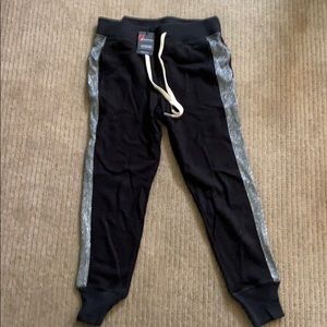 Philanthropy black jigger with glitter stripe